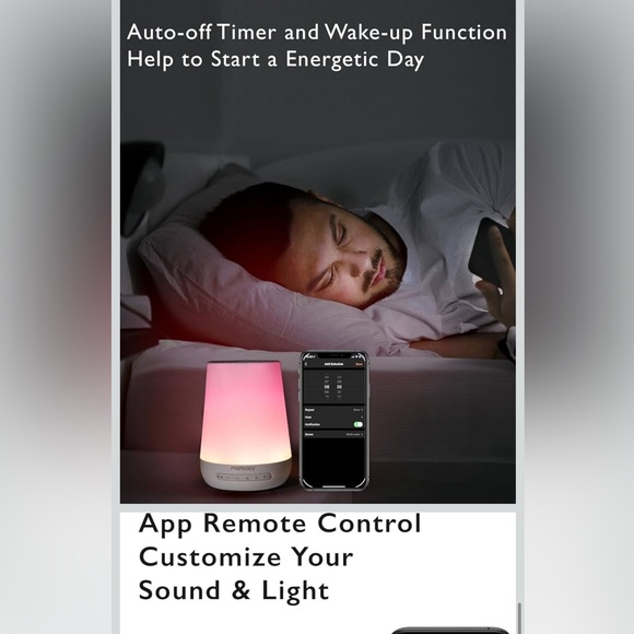 Momcozy Baby White Sound Machine, Toddler Sleep Trainer, Personal Sleep Routine - Picture 9 of 9